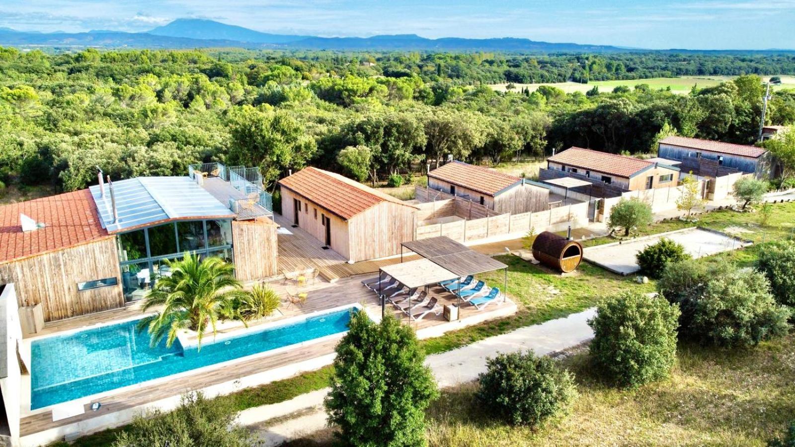 Nuiki Lodges - Chambres D'Hotes Montségur-sur-Lauzon Eksteriør bilde
